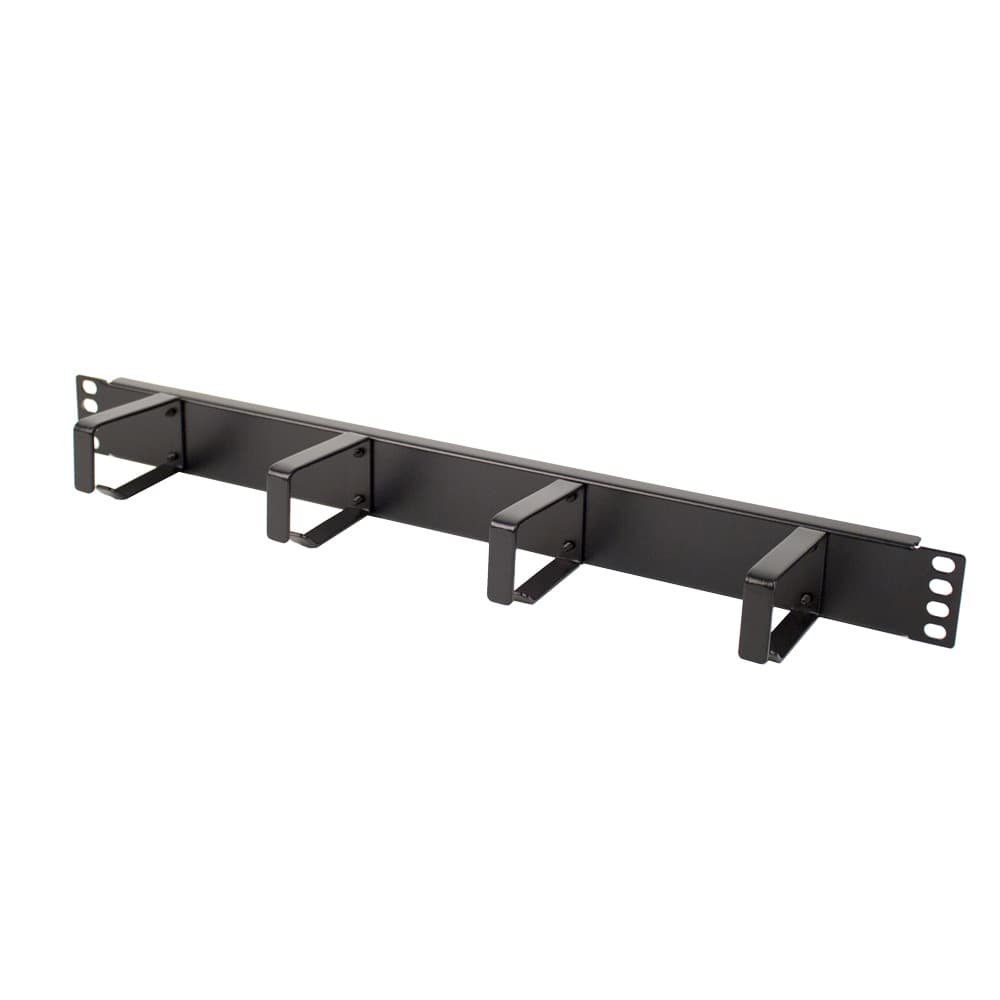 1U Cable Management, Metal D-Rings (desktop image) 1U Cable Management, Metal D-Rings (desktop image)