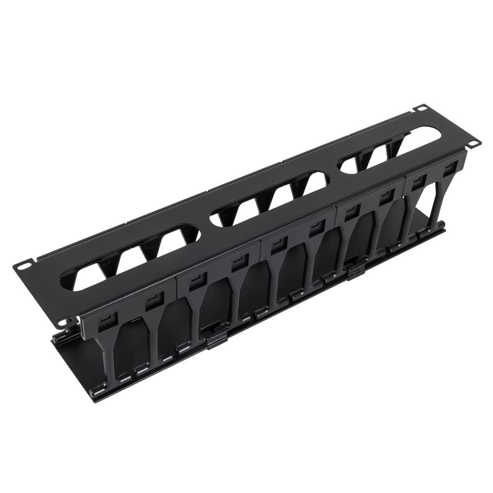 2U High Density Cable Manager (desktop image) 2U High Density Cable Manager (desktop image)