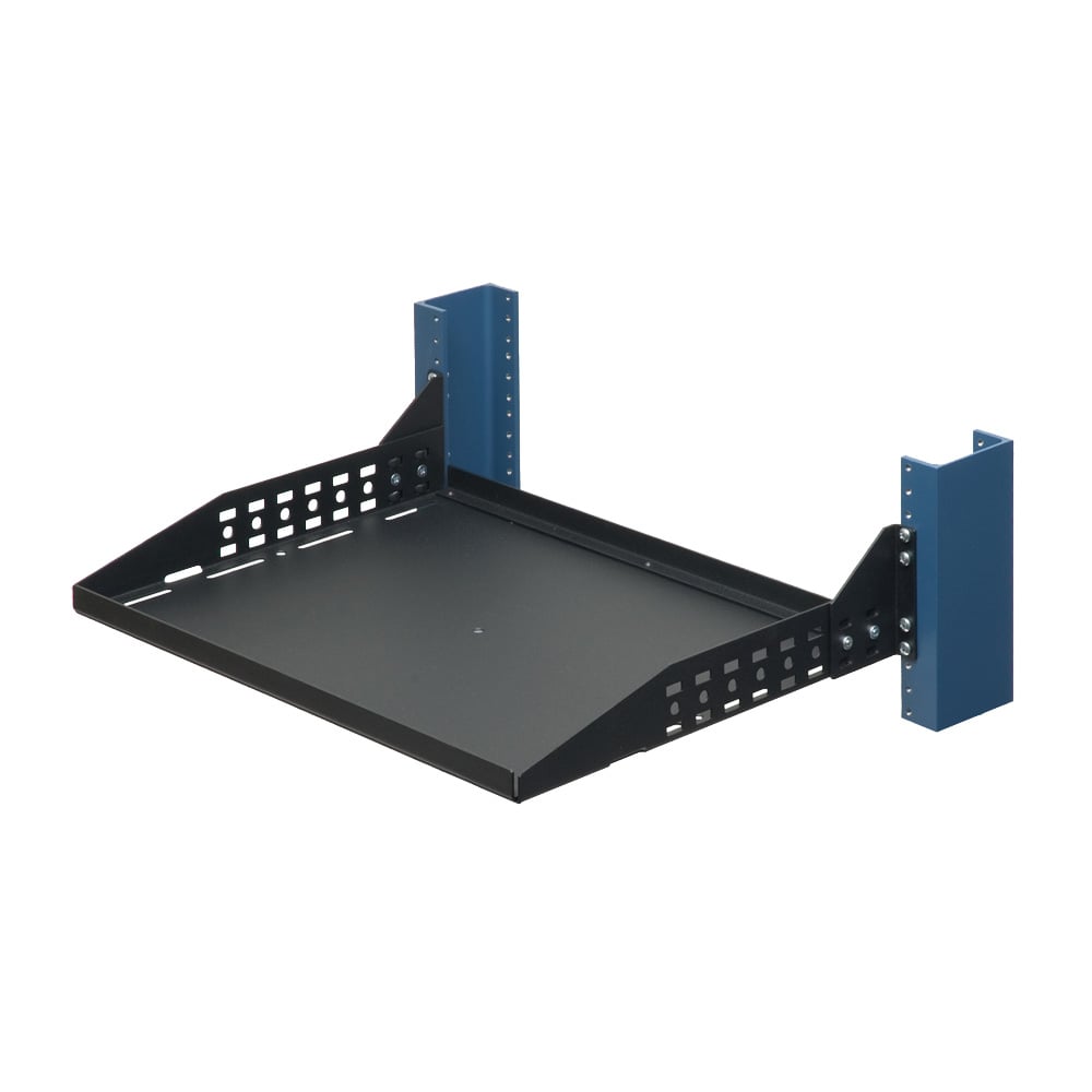 13” Configurable 2 Post Rack Shelf, Solid (desktop image) 13” Configurable 2 Post Rack Shelf, Solid (desktop image)